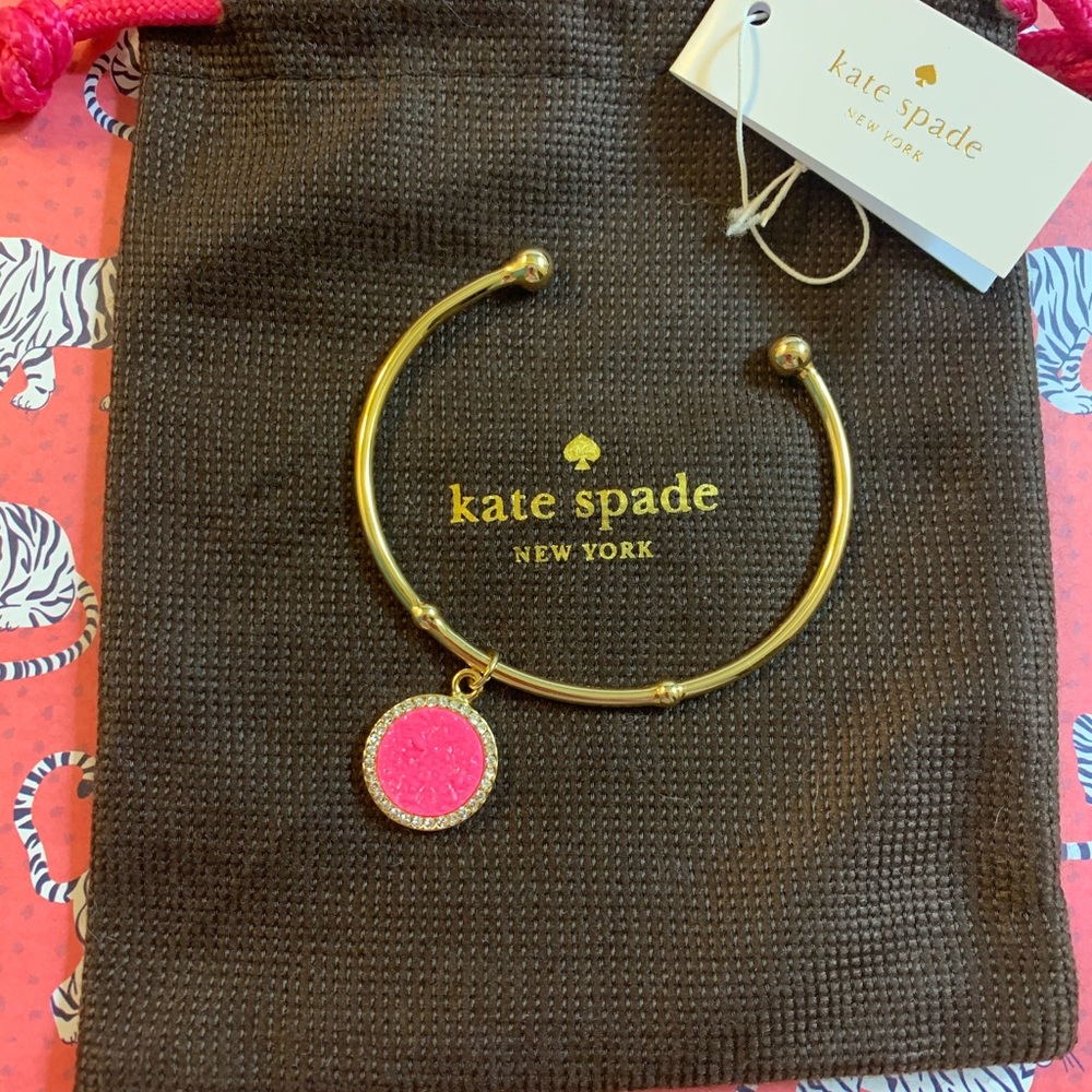 NWT Kate Spade All That Glitters Druzy Cuff